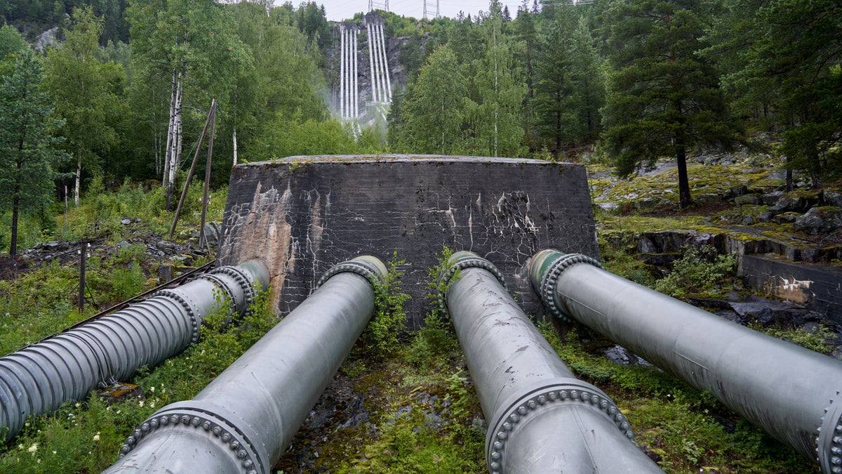 Condotte di un impianto idroelettrico, settore delle infrastrutture