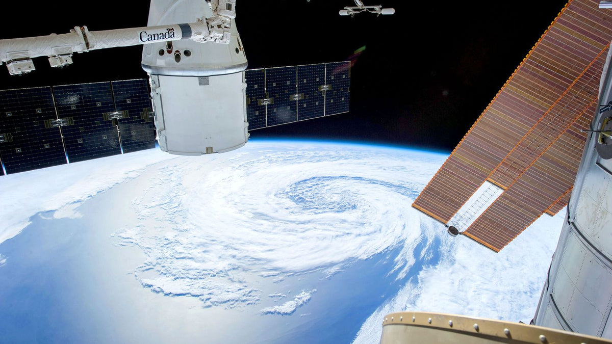 Vista della Terra da un satellite spaziale, settore della space economy